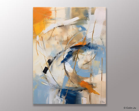 Modern Acrylic Paintings, Large Paintings for Living Room, Contemporary Wall Art Paintings, Hand Painted Canvas Art, Original Abstract Art-Grace Painting Crafts