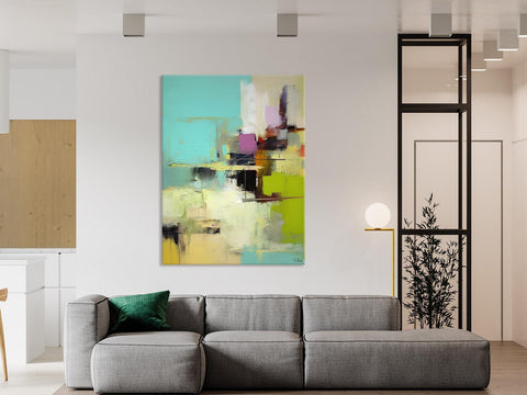 Contemporary Wall Art Paintings, Extra Large Original Art, Abstract Landscape Artwork, Landscape Painting on Canvas, Hand Painted Canvas Art-Grace Painting Crafts