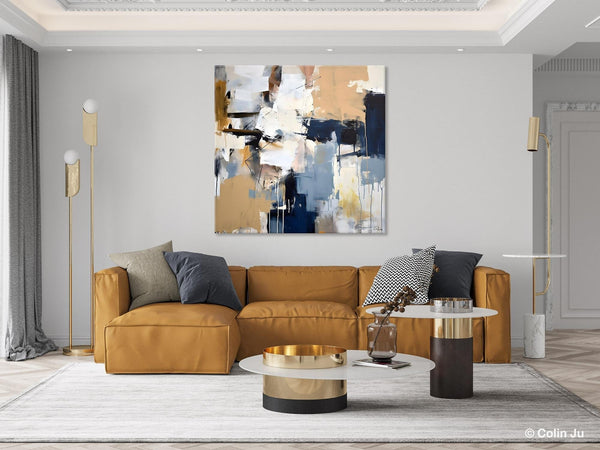 Large Wall Art for Bedroom, Abstract Modern Acrylic Art, Canvas Paintings for Sale, Modern Original Abstract Art, Contemporary Canvas Art-Grace Painting Crafts